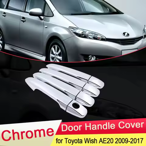 for Toyota Wish 20 AE20 2010 2011 2012 2013 2014 2015 2016 2017 Chrome Door Handle Cover Catch Trim 