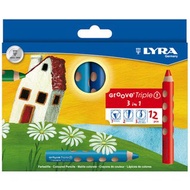 【德國LYRA】 Groove(3合1)胖胖三角洞洞筆(12色)