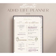 2026 Digital Planner, ADHD Digital Planner 2026, ADHD Planner Adult, Adhd Planner, Goodnotes Planner
