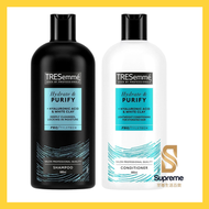 TRESemme - TRESemmé 水潤淨化洗髮乳及護髮素套裝 680ml x 2 | 蘊含透明質酸與白泥，專為油性髮質設計 (4110+4219)[平行進口] #油性髮質 #透明質酸 #白泥 #