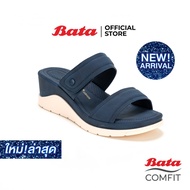 Bata บาจา Comfit MIDNIGHT BLUE COLLECTION รองเท้าเพื่อสุขภาพแบบสวม รองรับน้ำหนักเท้า ส้นสูง 1.5 นิ้ว สำหรับผู้หญิง สีน้ำเงิน รหัส 7019033