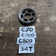 Gear Versneleng HONDA C70 C700 C800 34T Japan High Quality