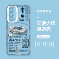 เคสไอโฟน FOR IPHONE 11 14 PRO iPhone 12 13Pro MAX X XS XR XSMAX 7 8 SE2020 14 7 8 Plus Casing เคส Phone Case โปร่งใส กรณีโทรศัพท์มือถือ case Manchester City soccer football club Haaland
