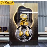 (70x100) Bearbrick/kaws mirror painting