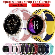 Compatible for Garmin Venu 2 Plus  Waterproof Soft Silicone Watchband for Garmin Venu 2 Replacement Strap 0509