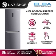 Elba 410L 2 Door No Frost Bottom Freezer ER-J4032BF(SV) | Refrigerator | Peti Sejuk | Peti Ais