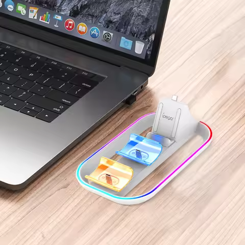 Charging Dock Station for PS5 Portal Handheld Console for PS5 Controller Charger Charging Stand Base
