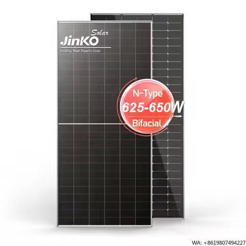Ready stock Jinko JKM625-650N-78HL4-BDV Bifacial 630W N-type Solar Panel