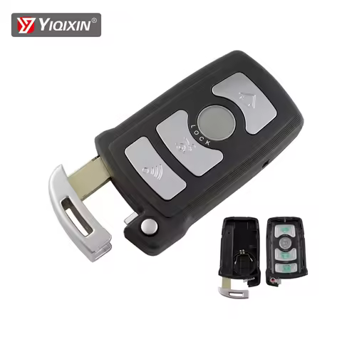 YIQIXIN 4 Button Remote Car Key Shell For BMW E65 E66 E67 E68 745i 745Li 750i 750Li 760i CAS1 System
