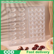 Ed Professional Plastic Chocolate Mold Transparent Handmade Sphere Chocolate Tools DIY Cake Mold Des