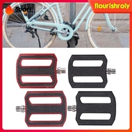 [Flourish] Bike Pedals Sturdy Aluminum Alloy for Folding Bike Road Bike Riding Supplies
