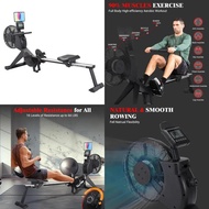 Mesin Mendayung Dalaman Padat Dengan Kaki Tinggi, Paparan Lcd, Pemegang Tablet, 16 Tahap Rintangan, 