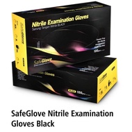 HITAM Nitrile Gloves Nitrile Glove Black Box 1pc Black ART A5R6