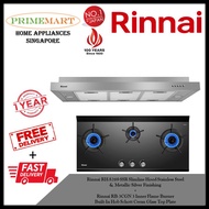 Rinnai RH-S269-SSR-T Slimline Hood + Rinnai RB-3CGN 3 Burner Built-in Hob *BUNDLE DEAL - FREE DELIVERY