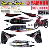100% ORIGINAL YAMAHA LC135 LC 135 V4 V5 V6 STICKER STRIP BODY STRIPE GRAPHIC COVERSET RED BLACK 55D-