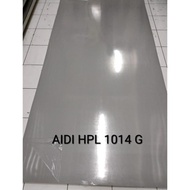 AH-1014G MEDIO GREY GLOSSY HPL SOLID GLOSSY HPL POLOS KILAP HPL