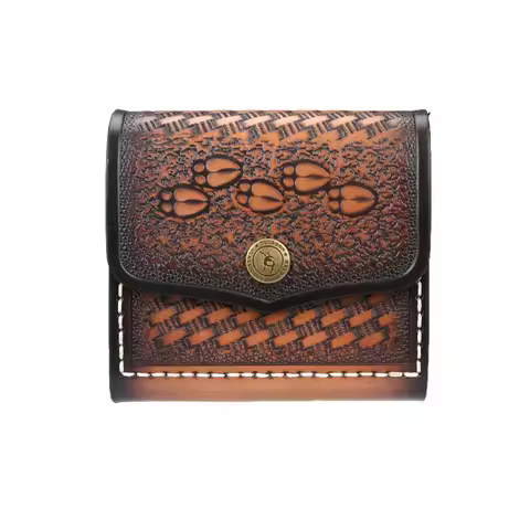 Tourbon Leather .22LR Ammunition Holder Ammo Shells Waist Pouch 40 Rounds Bullet Cartridge Carrier w