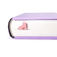 粉色金屬書籤溜冰鞋