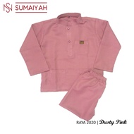 Baju Melayu baby boy, budak dan dewasa sedondon ayah anak dusty pink cekak musang teluk belanga