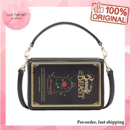 Pre-order: Kate Spade Disney x Kate Spade New York Beauty and the Beast 3D Book Crossbody In Black Multi KE564