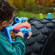 Nerf Elite Junior Voyage Target Set, Toy Foam Blaster, 20 Nerf Elite Darts, 2 Targets, Ages 6 & Up
