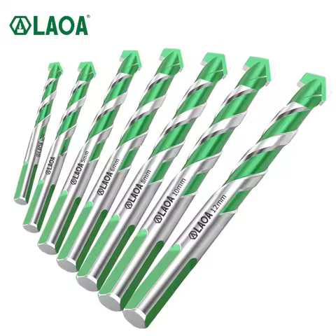 LAOA Electric Drill for Concrete, Aluminum Glass, Brick, Tile, Marble, Alloy Steel YG6X Concrete Dri