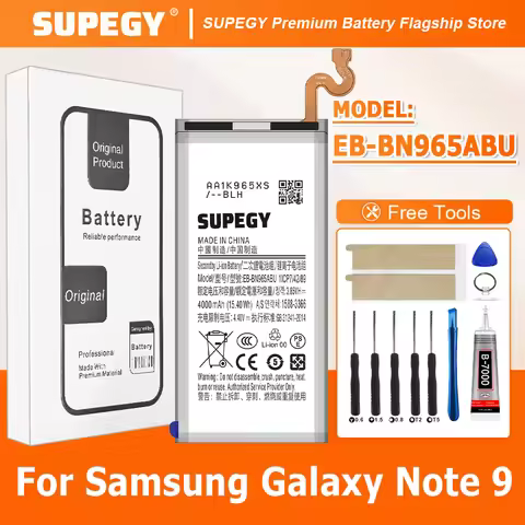 2026 Years Replacement EB-BN965ABU Battery For Samsung Galaxy Note9 Note 9 N9600 SM-N9600 Genuine Ba