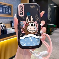 Casing hp for VIVO Y12 Y15 Y17 Y11 2019 Y12i Y3 Y3s 2020 Case Cute Monster Pattern Fashion Silicone 