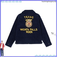 Work Jacket Corduroy (Boxy fit), Flagofskull Official -Navy blue (FFA Jacket)