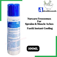 ✥NURCARE FREEZEMAX SPRAY 100ML(EXP092026) Ethylchloride spray alternative Freeze Max❃