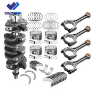 G4fj 1.6L Turbo Engine Crankshaft Con Rods Pistons Bearings Kit For Hyundai KIA 23110-2B710