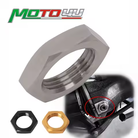 For BMW K Series K100 K100RT K100RS K75 M20X27 Titanium 1pc Motorcycle Drive Shaft Nut Cafe Racer Ac