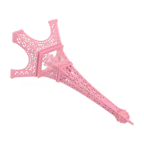 18*7cm Table Eiffel Tower Statue Creative Pink Eiffel Tower Durability High-quality Materials Intric