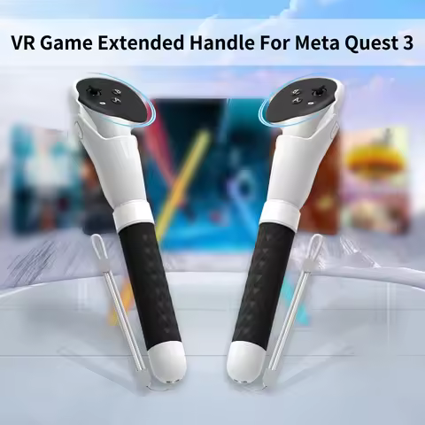 VR Games Extension Handle Controller Grips For Meta Quest 3 Accessories Playing VR Games More Immers