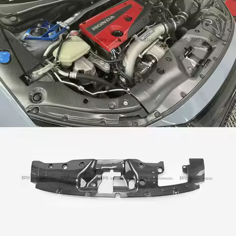 For Honda Civic Type R FK8 2017-2021 Carbon Fiber Front Cooling Panel JDM Cooling Performance Upgrad