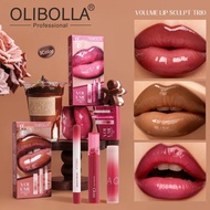 CL9H 0.00 OLIBOLLA LIP VOLUME HACK Trio (3 Tones, Matte Lip Pencil 0.5 g & Melting Balm 3.5 g & Colo