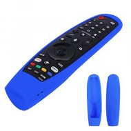 藍色 電視機遙控器保護套  防摔防塵矽膠套 適用於LG AN-MR600/650遙控器 [平行進口]