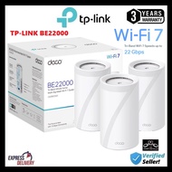 TP-LINK DECO BE85 BE22000 WIFI 7 TRI-BND MULTI GIGABIT MESH WIFI ROUTER WITH HOMESHIELD DECO BE85 1 