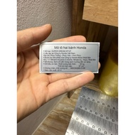 Vietnamese dream 2012 car cover sticker production stamp
