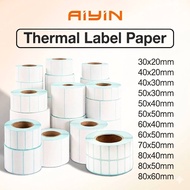 COD thermal sticker label paper custom label sticker medci 40x20mm - 80x60mm