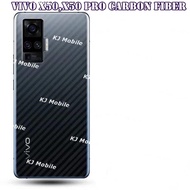 VIVO X50/X50 Pro 3D Carbon Fiber Sticker Back Protector Film(Free Gift)