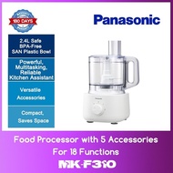 Panasonic MK-F310 Food Processor 5 Accessories For 18 Functions WITH 6 MONTHS SHOP WARRANTY