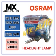 OSRAM HID XENON BULB CAR HEADLIGHT LAMP MENTOL LAMPU KERETA D1S D2S D2R D3S D4S D4R D5S D8S