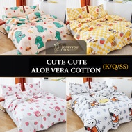 5in1 Bedsheet With Comforter Set 1800TC Premium High-Quality Keliling Cadar & Fitted Bedsheet 床单