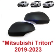 Mirror Cover Mitsubishi Triton 2019-2023 Matte Black PAJERO 2015 Side MR GLS Ears Accessories