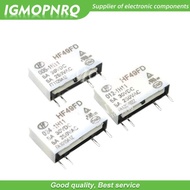 5 Pcs Relay 12V HF49FD-005-1H11 005-1H12 HF49FD DC 5V 1H11 4PIN 5A Relay 5V Relay 12V 24V