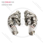HMD Exhaust System High Flow Performance Headers for Ferrari F430 4.3L Manifold With Heat Shield