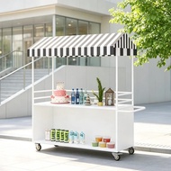 Low Low Price~Influencer Mobile Iron Stall Trolley Outdoor Night Market Trolley