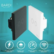 TOMBOL BARDI Smart Light Switch Wall Switch Touch Touch Switch Wifi Wireless EU 2 Gang Button