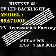 65A7100F HISENSE 65" TV LED BACKLIGHT (LAMP TV) HISENSE 65 INCH LED TV BACKLIGHT 65A7100